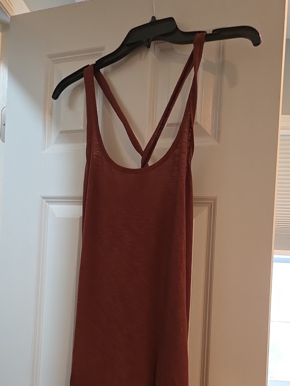 Women's Rust Red Strappy Beach Coverup